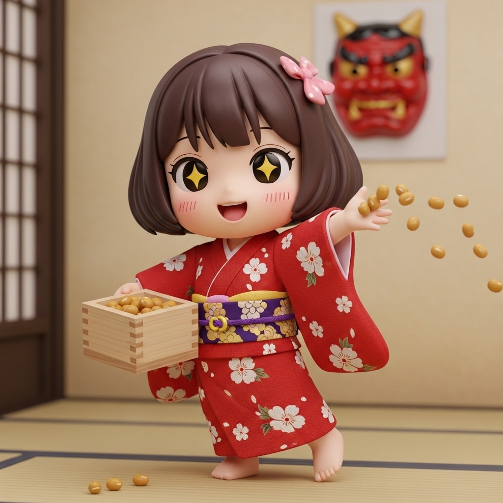 節分(フィギュア風♥) | の人気AIイラスト・グラビア