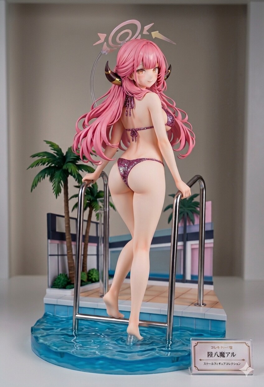 ブルアカ水着フィギュア