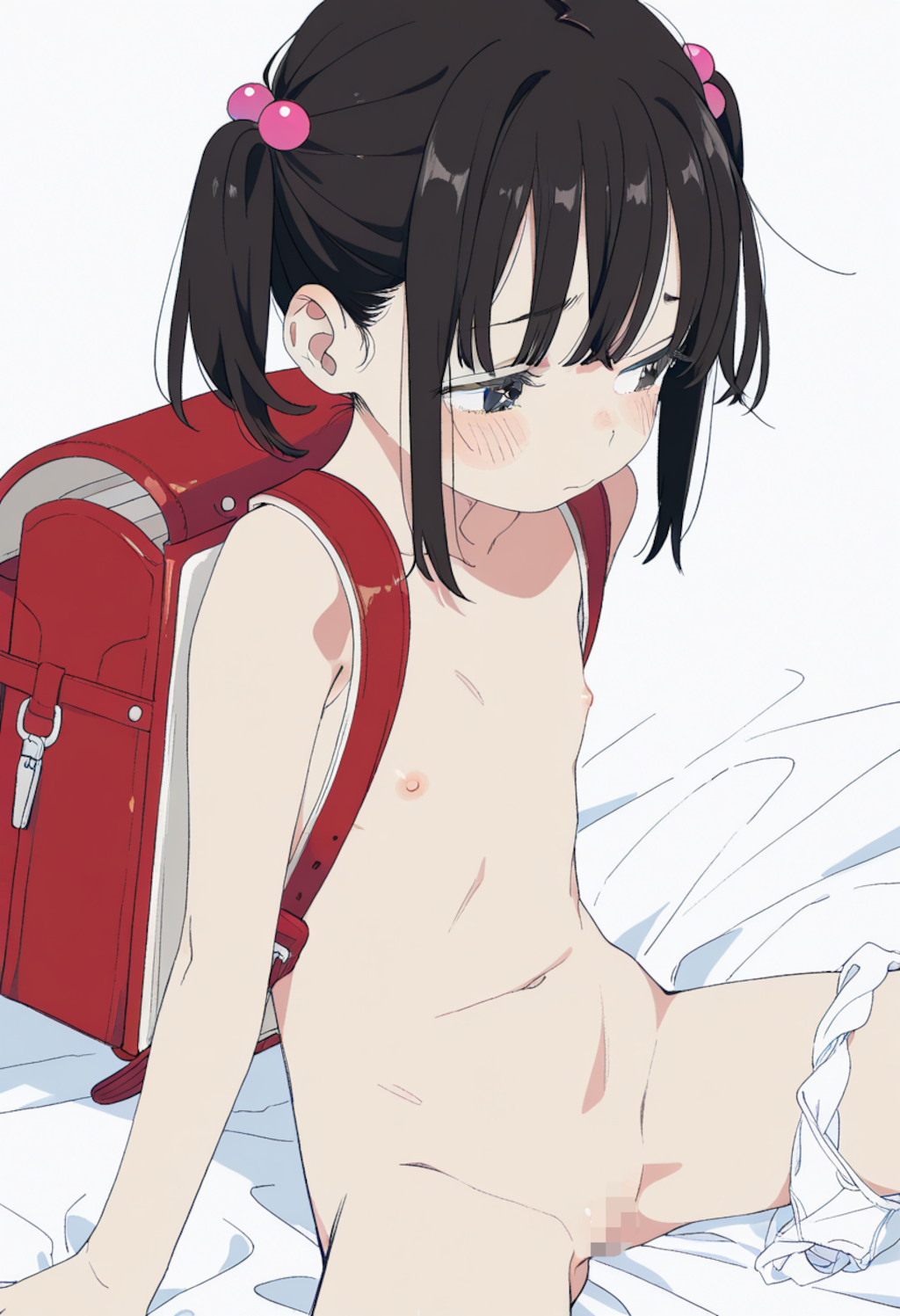ヌードなツインテールちゃん