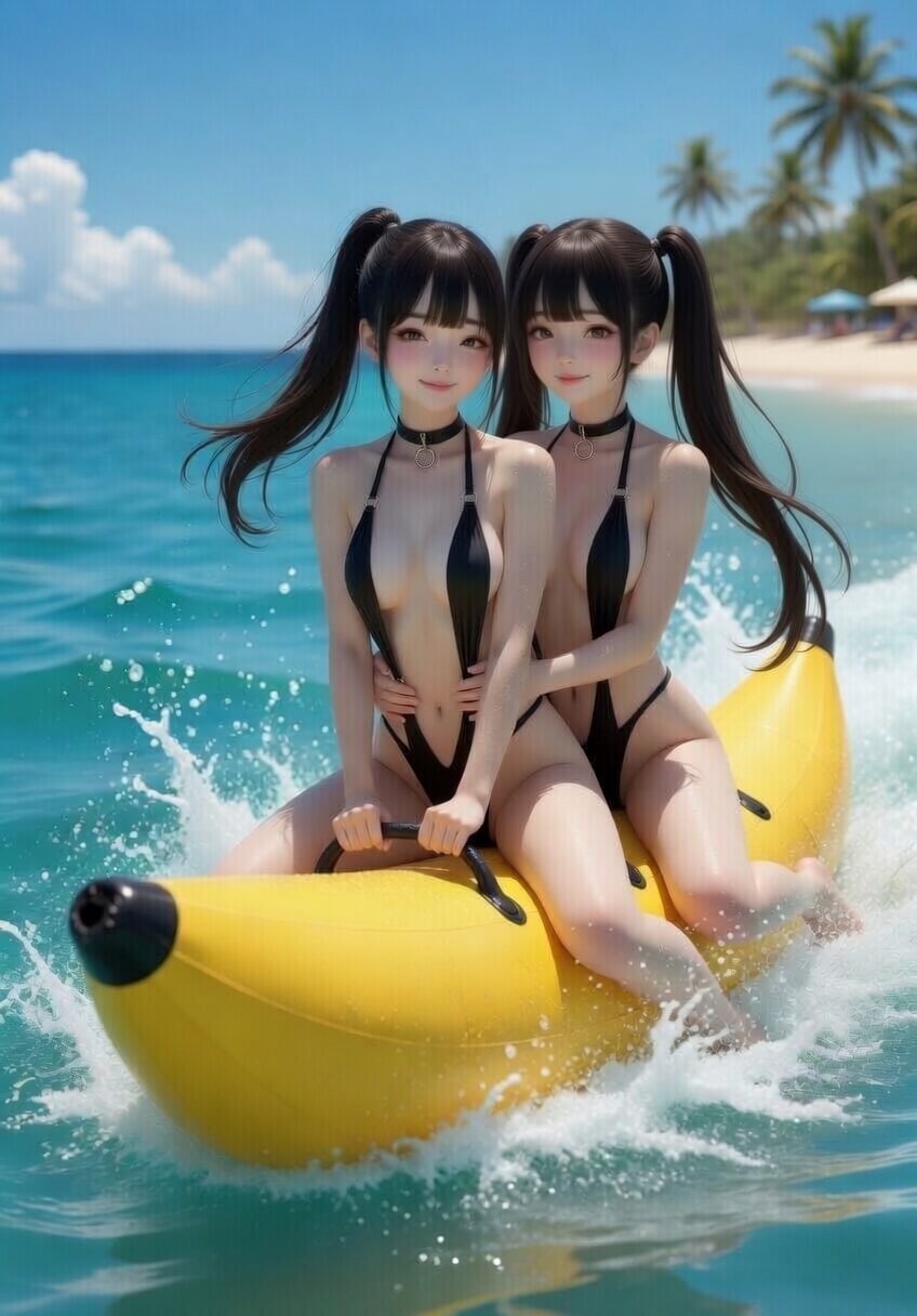 ＧＷは南国でバナナボート