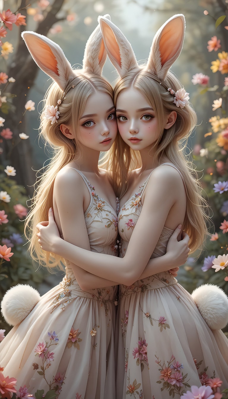 うさ耳の姉妹