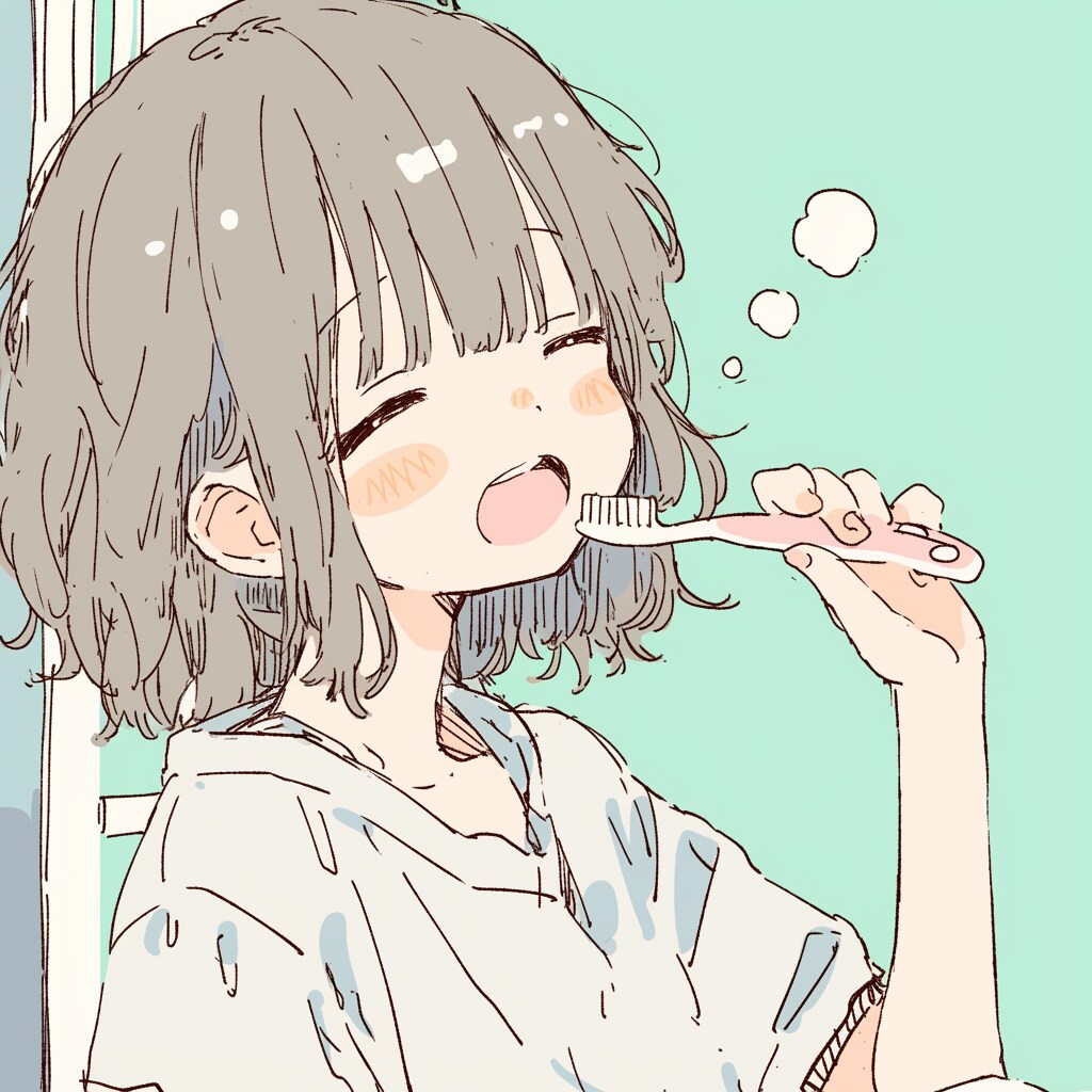 まふはまみまみ（まずは歯磨き） | の人気AIイラスト・グラビア