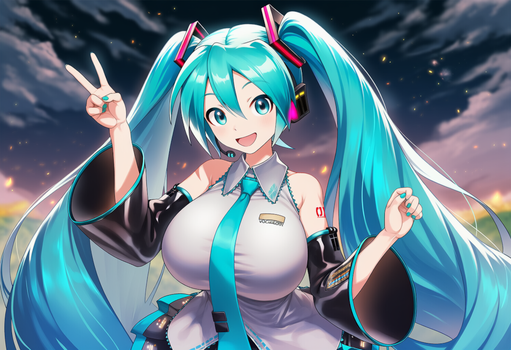 ボカロ　ハロープラネット　初音ミク（爆乳版）