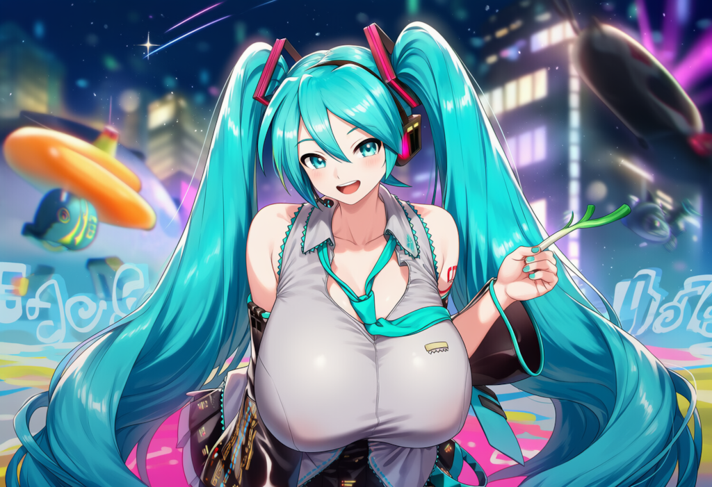 ボカロ　ハロープラネット　初音ミク（爆乳版）