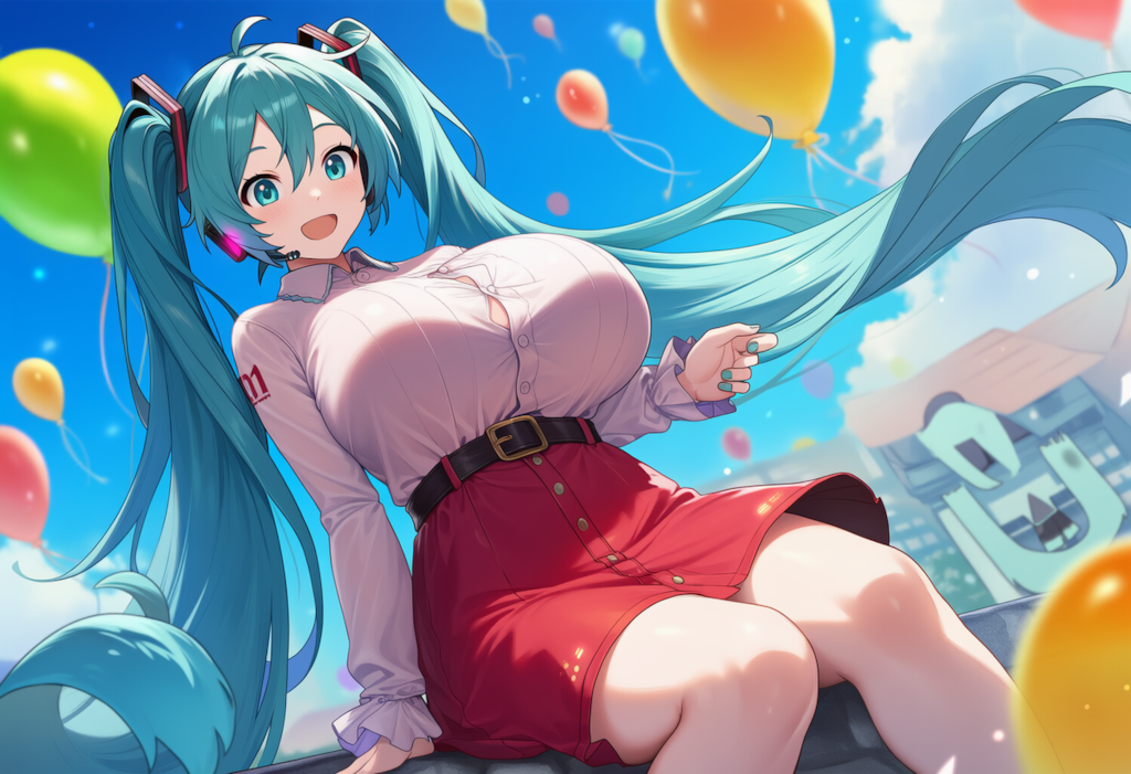 ボカロ　ハロープラネット　初音ミク（爆乳版）