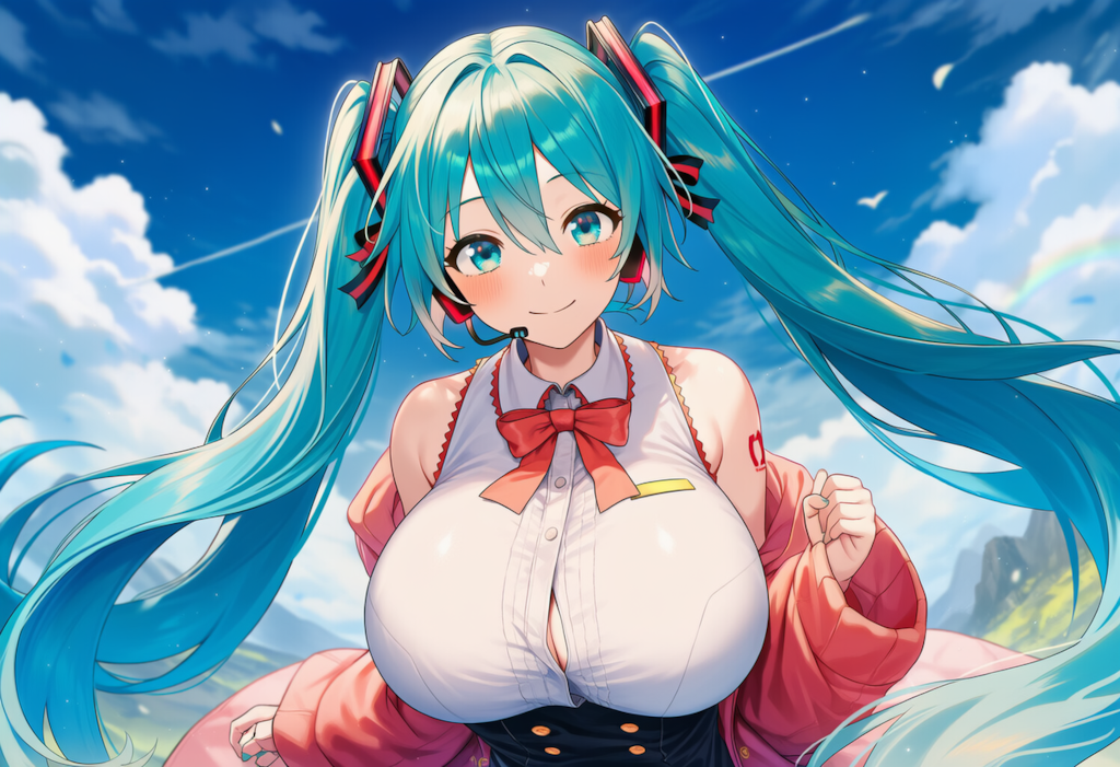 ボカロ　ハロープラネット　初音ミク（爆乳版）