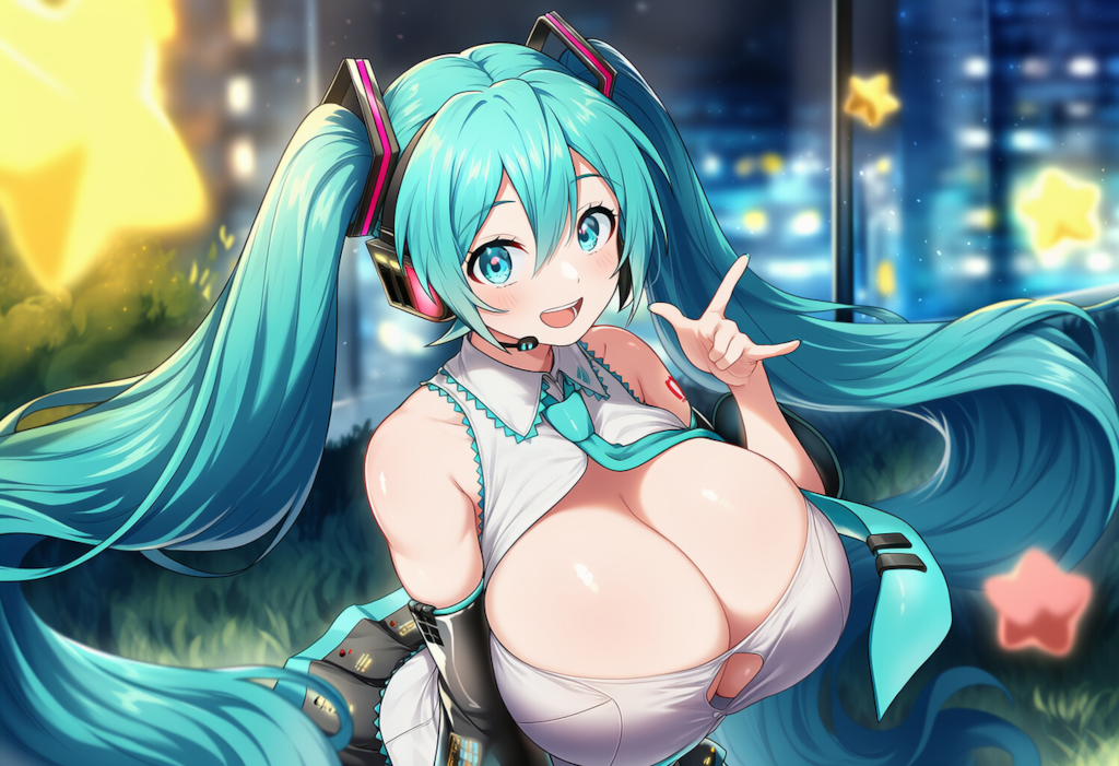 ボカロ　ハロープラネット　初音ミク（爆乳版）