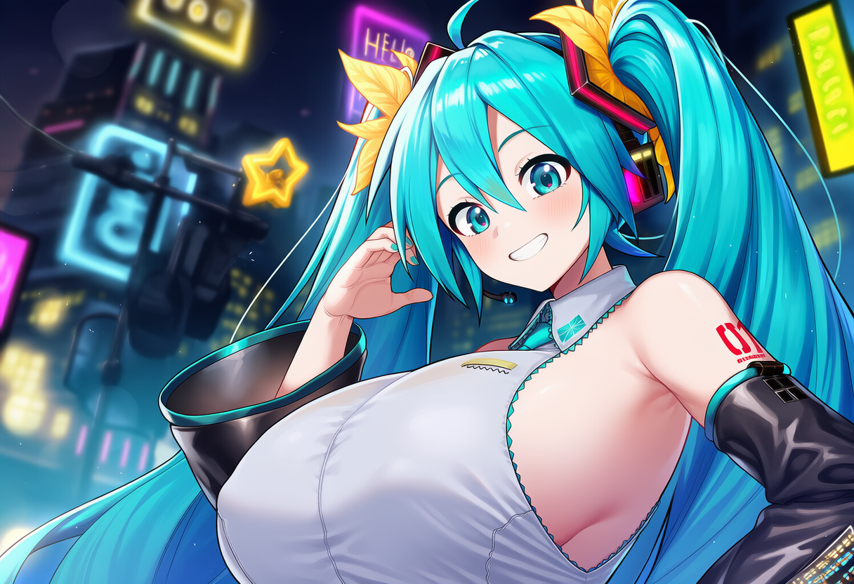ボカロ　ハロープラネット　初音ミク（爆乳版）