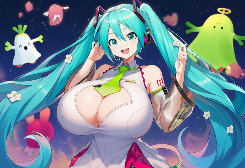 ボカロ　ハロープラネット　初音ミク（爆乳版）
