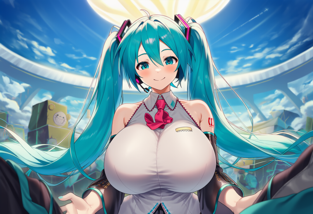 ボカロ　ハロープラネット　初音ミク（爆乳版）