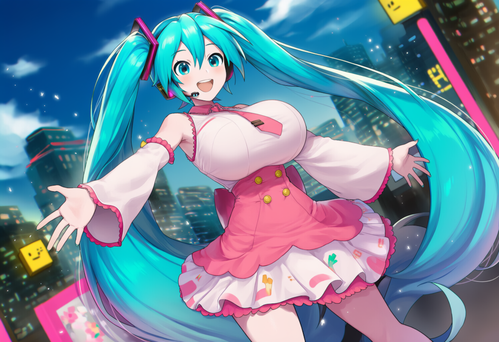 ボカロ　ハロープラネット　初音ミク（爆乳版）