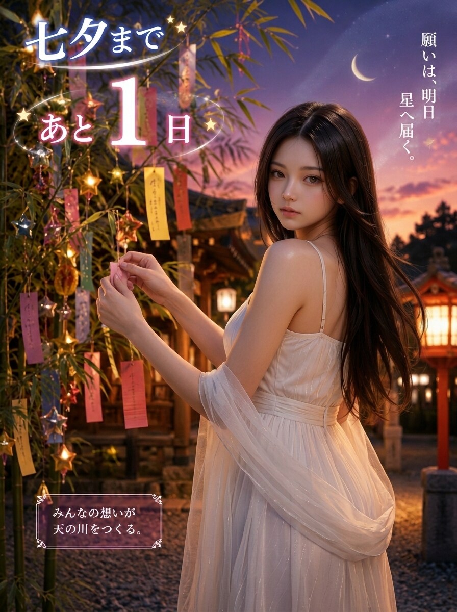 七夕は明日