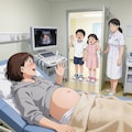直接採尿をされる妊婦さん（全10枚ストーリー） 5枚目