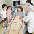 直接採尿をされる妊婦さん（全10枚ストーリー） 4枚目