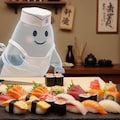 摩訶不思議食堂のお化け大将の寿司 2枚目