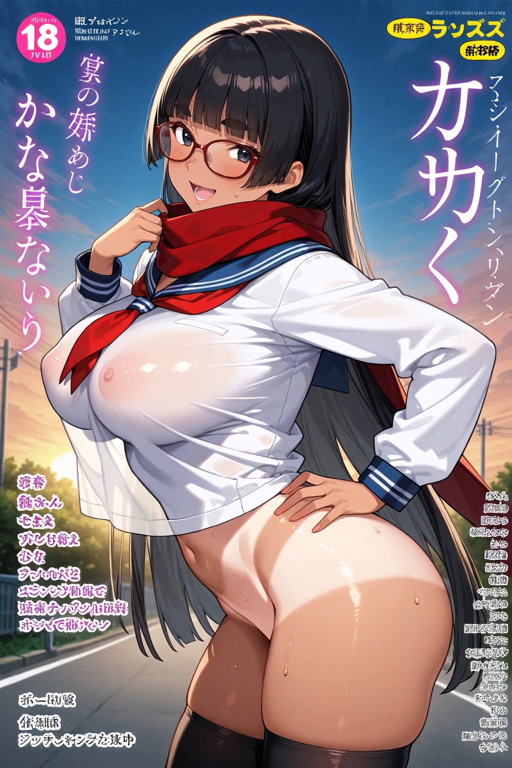えっち雑誌表紙_セーラーマガジン（姉・種田 香織）