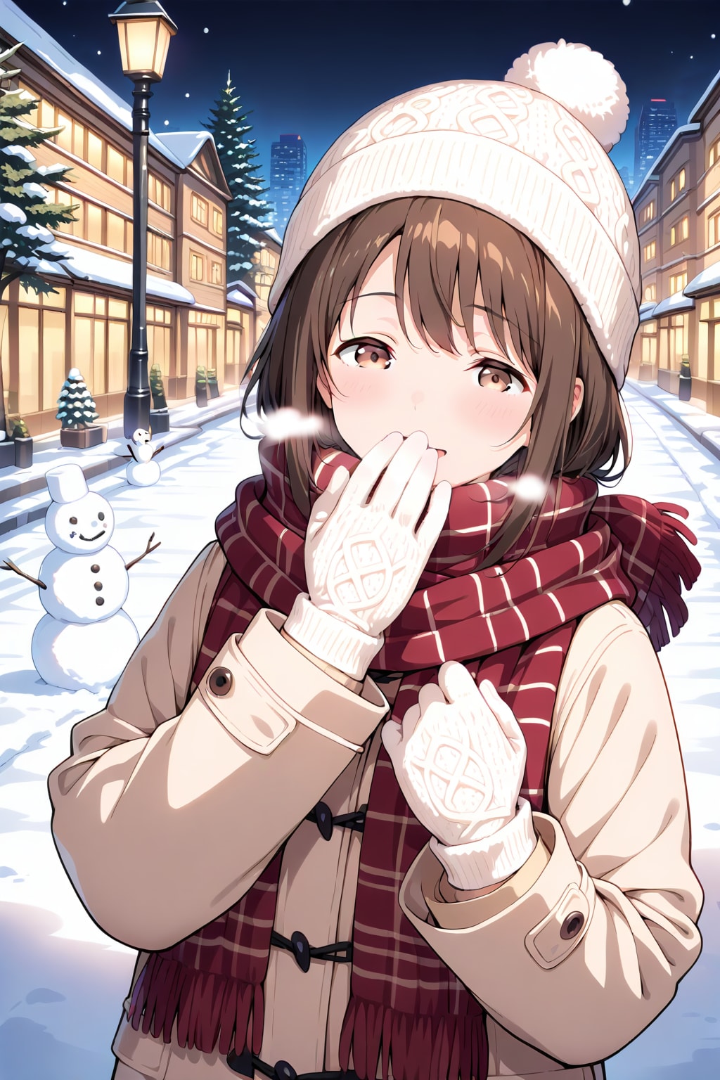 大寒の冬の夜にて⛄️😨 | の人気AIイラスト・グラビア