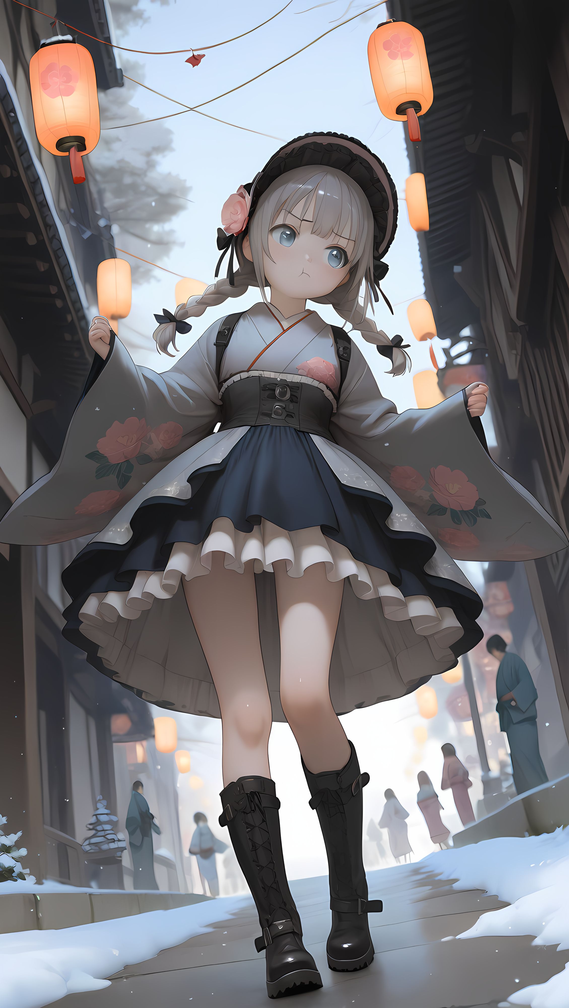 少女E | の人気AIイラスト・グラビア