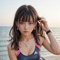 競泳サイクルショーツ 2枚目