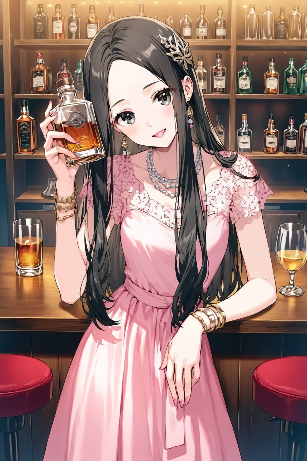 woman at bar 13