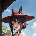 めぐみんのホースガールのすがた 6枚目