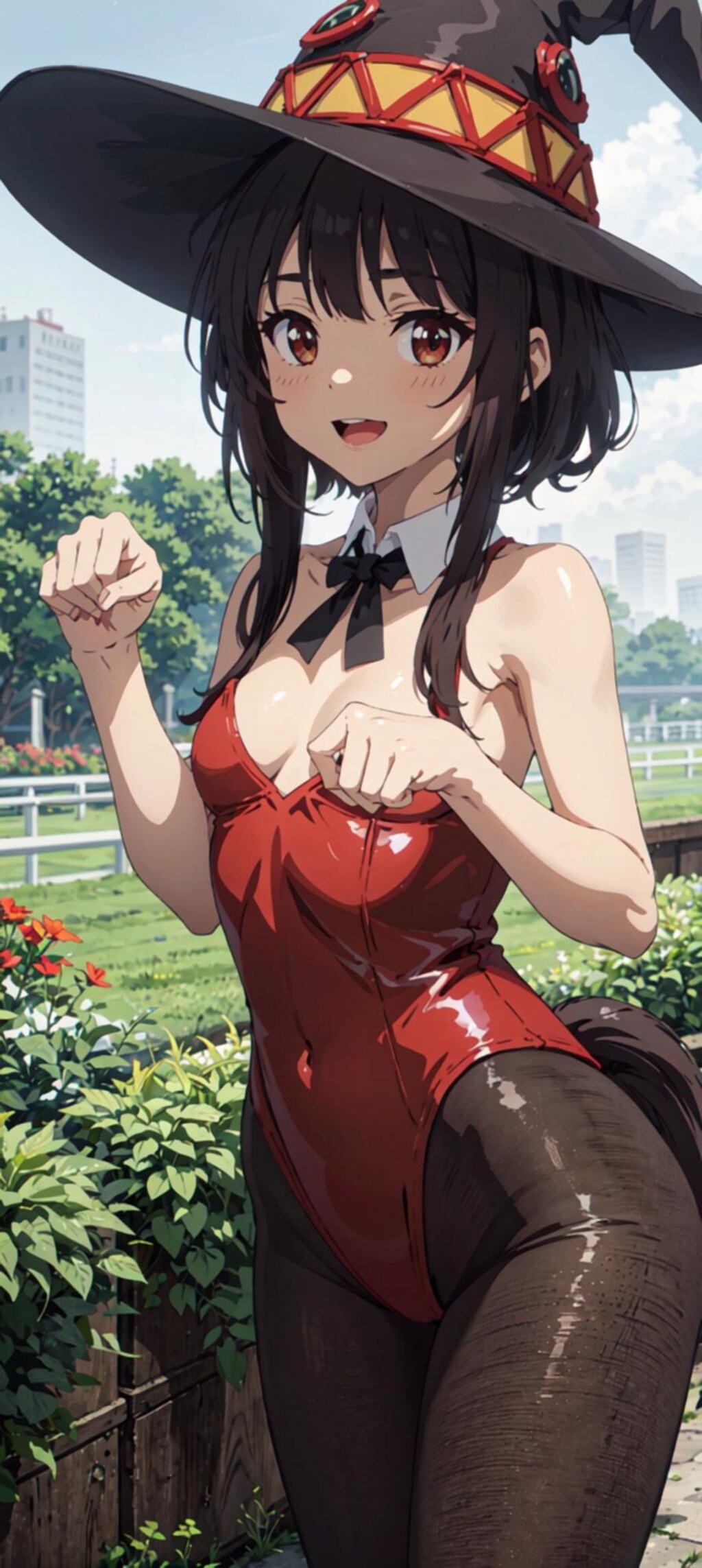 めぐみんのホースガールのすがた