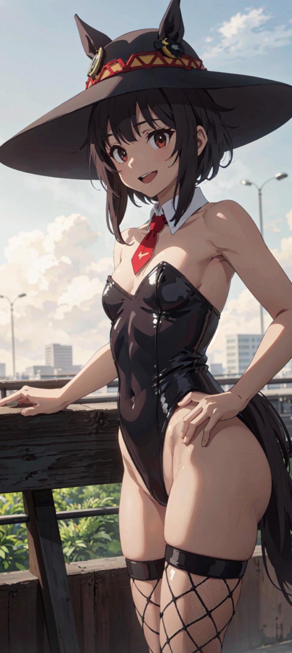 めぐみんのホースガールのすがた