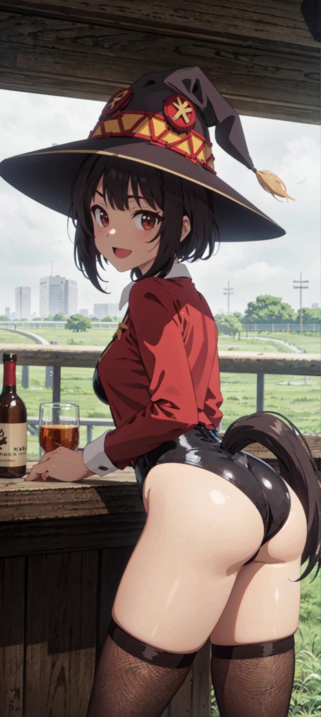 めぐみんのホースガールのすがた
