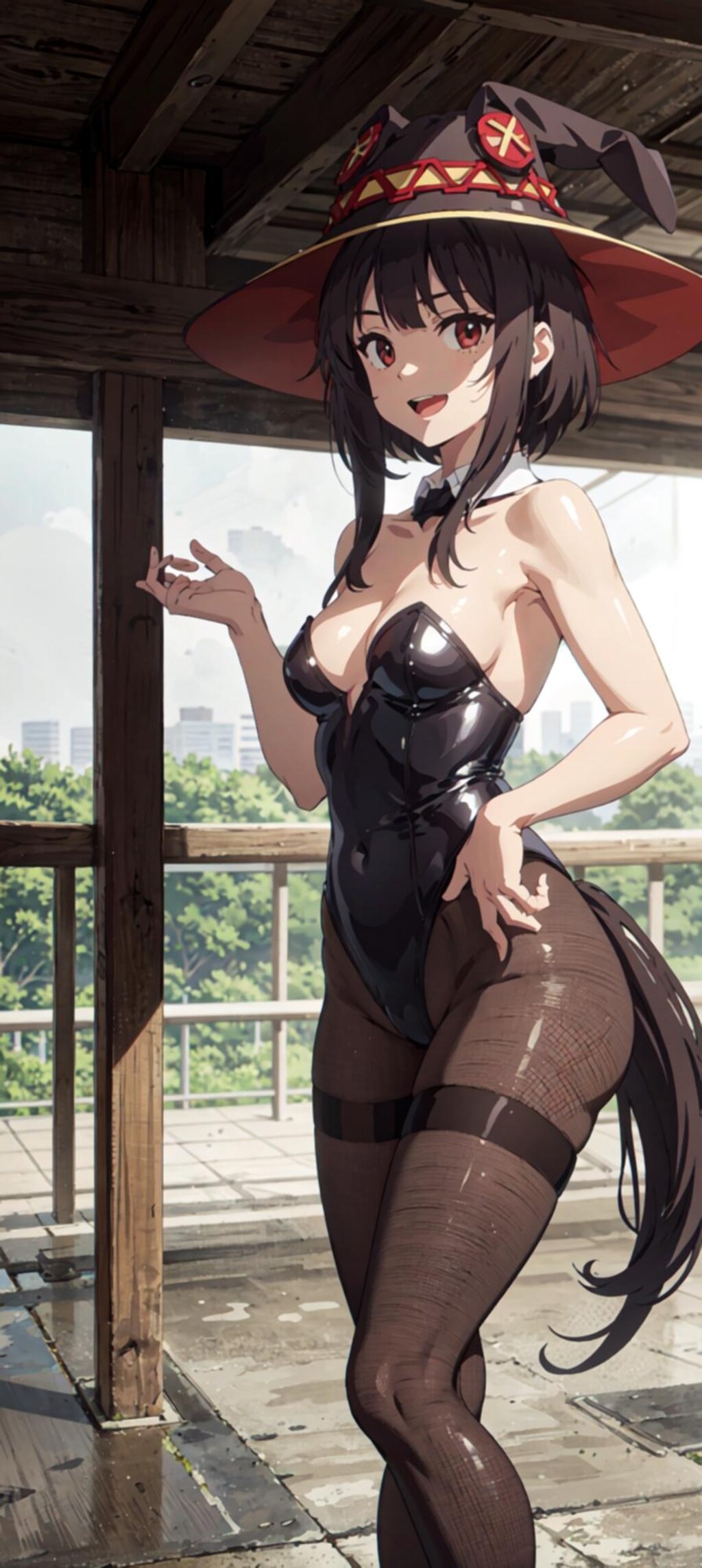 めぐみんのホースガールのすがた