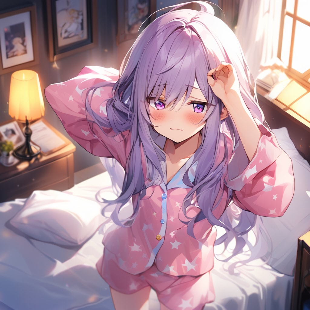 眠たい〜！ | の人気AIイラスト・グラビア