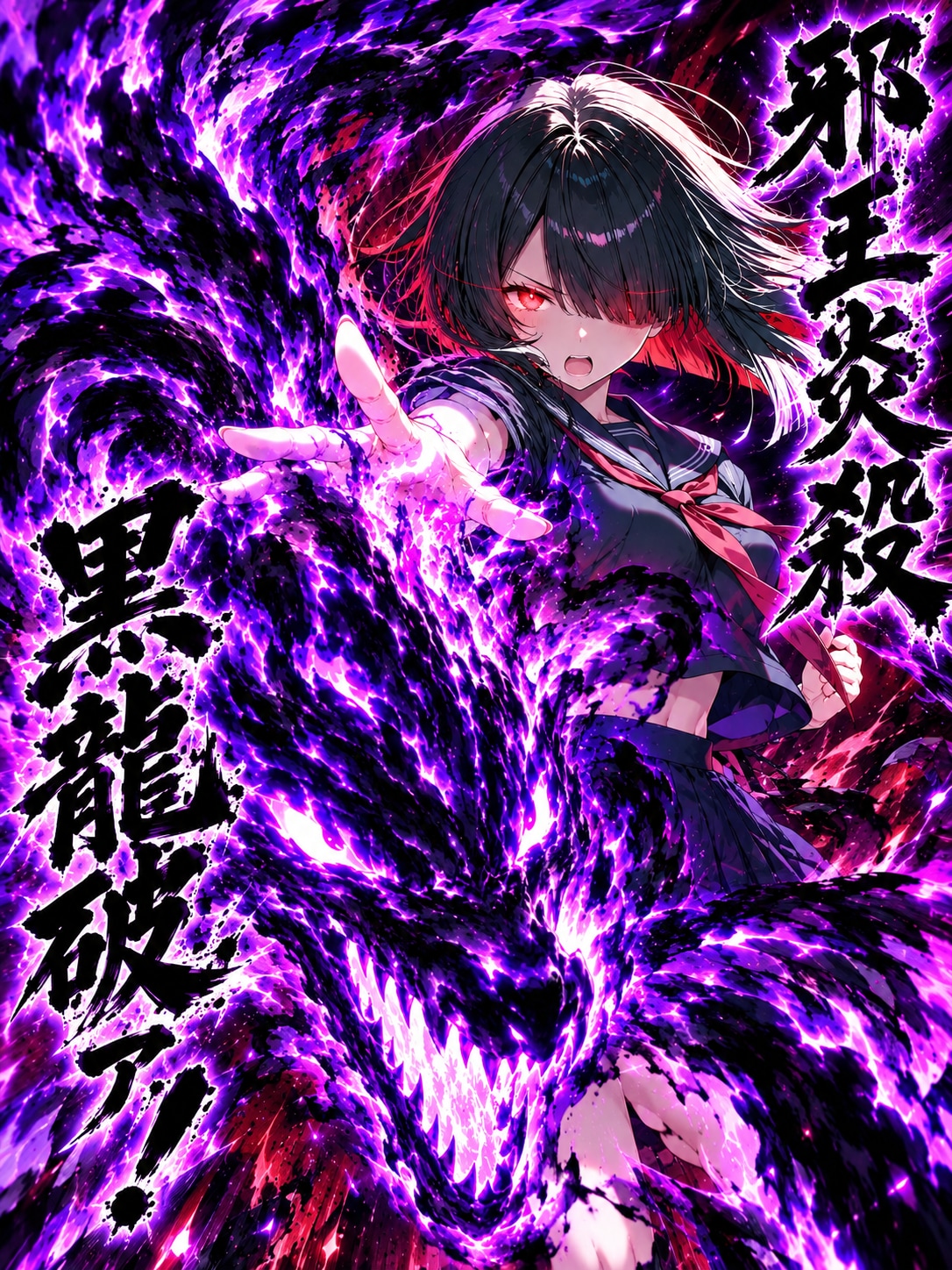 邪王炎◯黒龍破ァ！ | の人気AIイラスト・グラビア