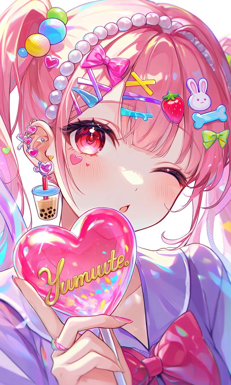 カラフルポップの女の子 | の人気AIイラスト・グラビア