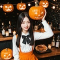 しずか バー ハロウィン スカート 2枚目