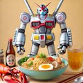 seafood noodleを食らうロボ 6枚目