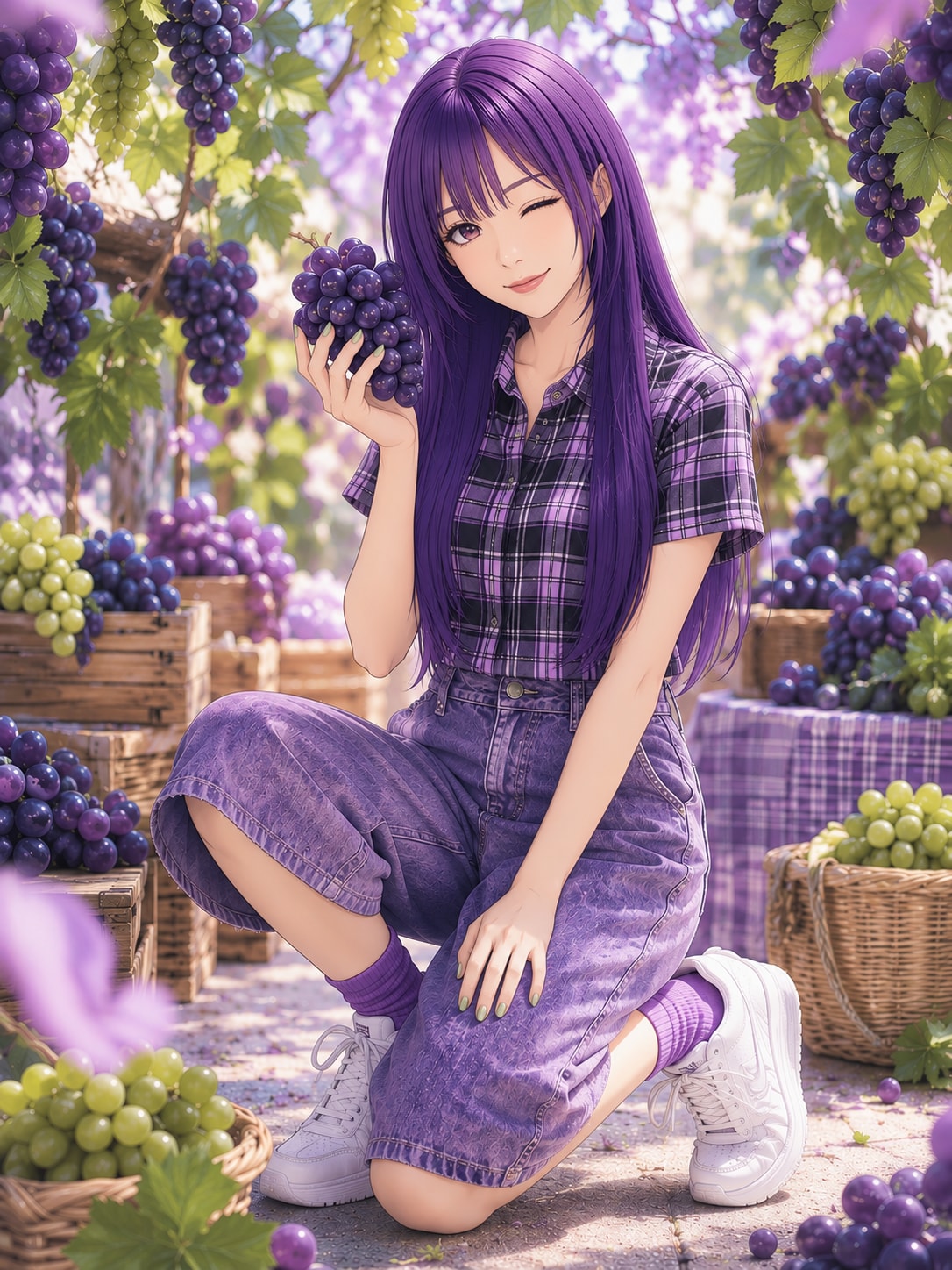8月からよろしくね♪（ピオちゃん🍇）