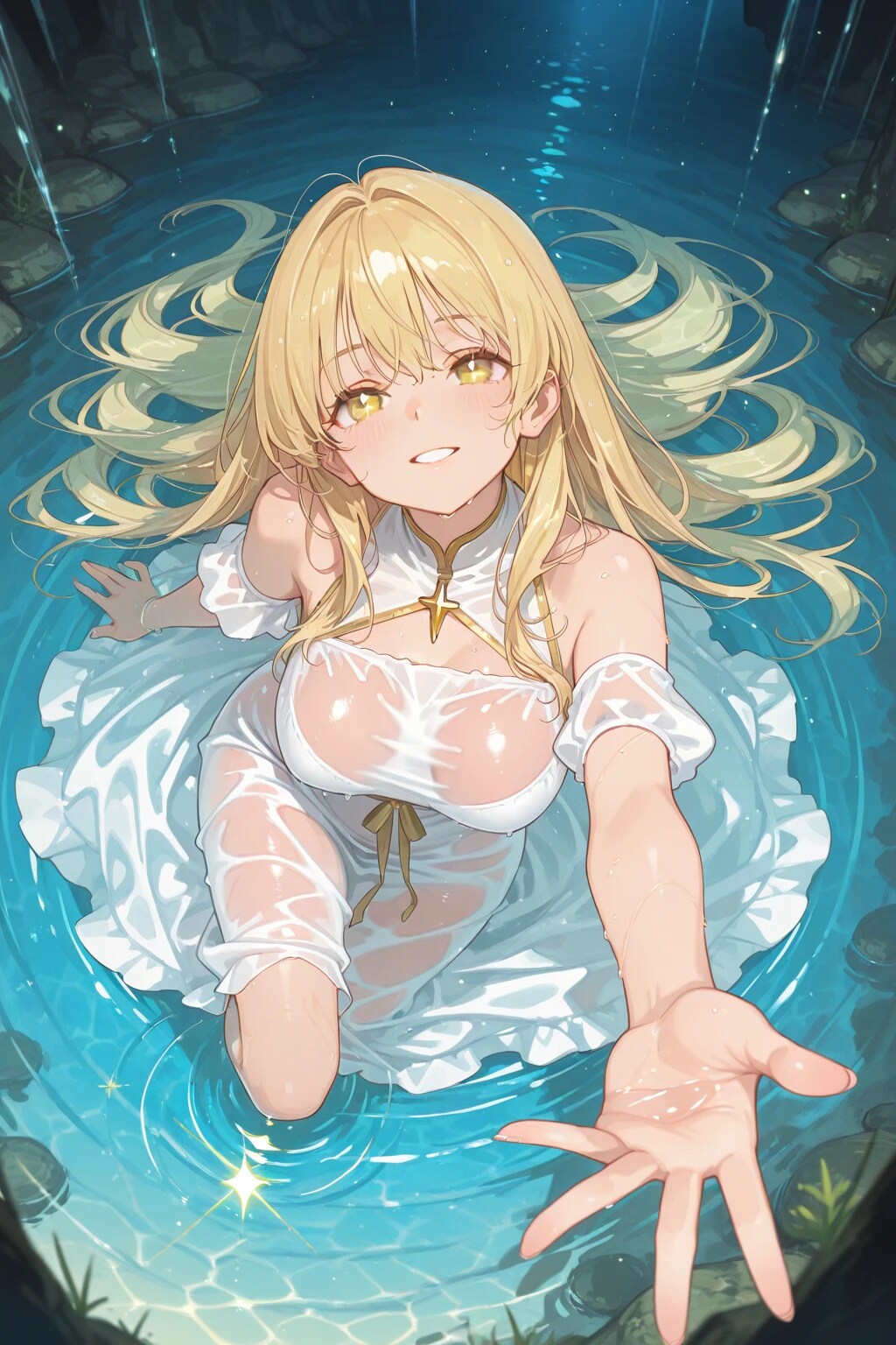 びしょ濡れ聖女(もっといいタイトルがあったろうに
