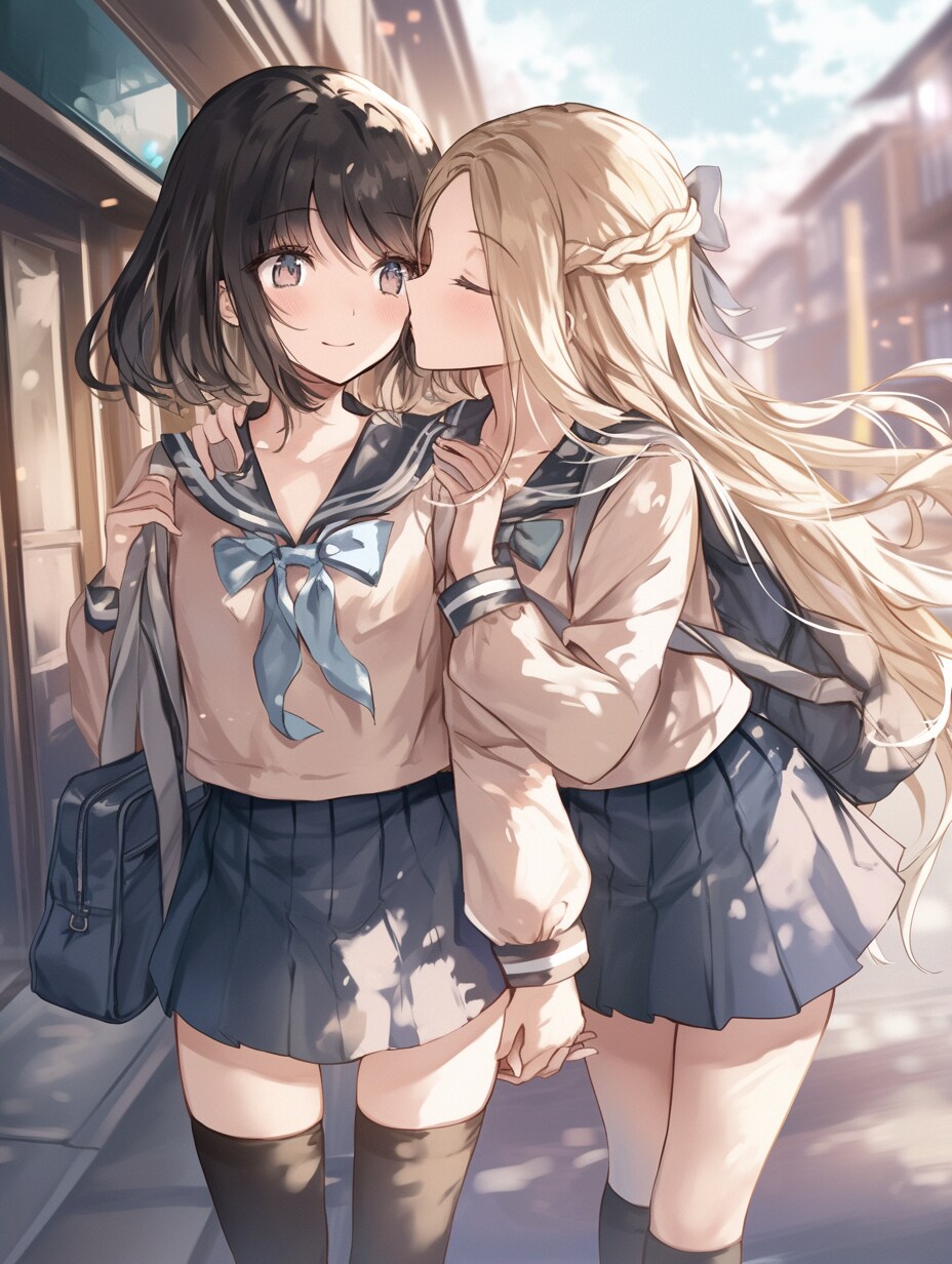 キスしたい二人のJK175