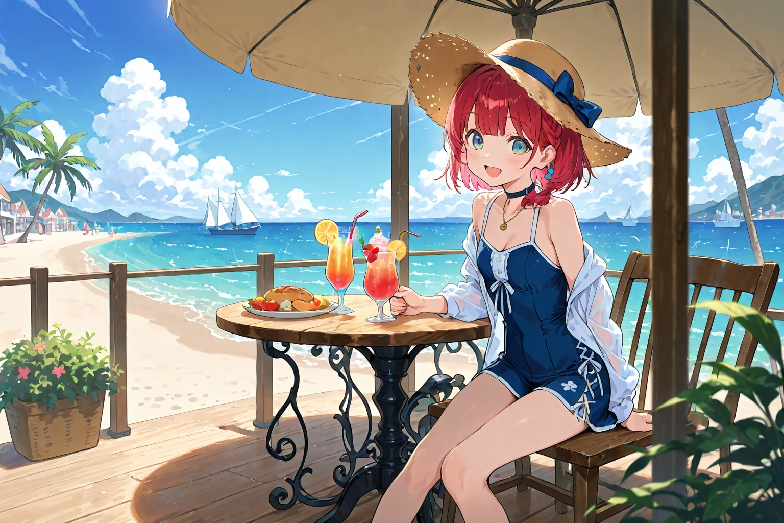 港町 | の人気AIイラスト・グラビア