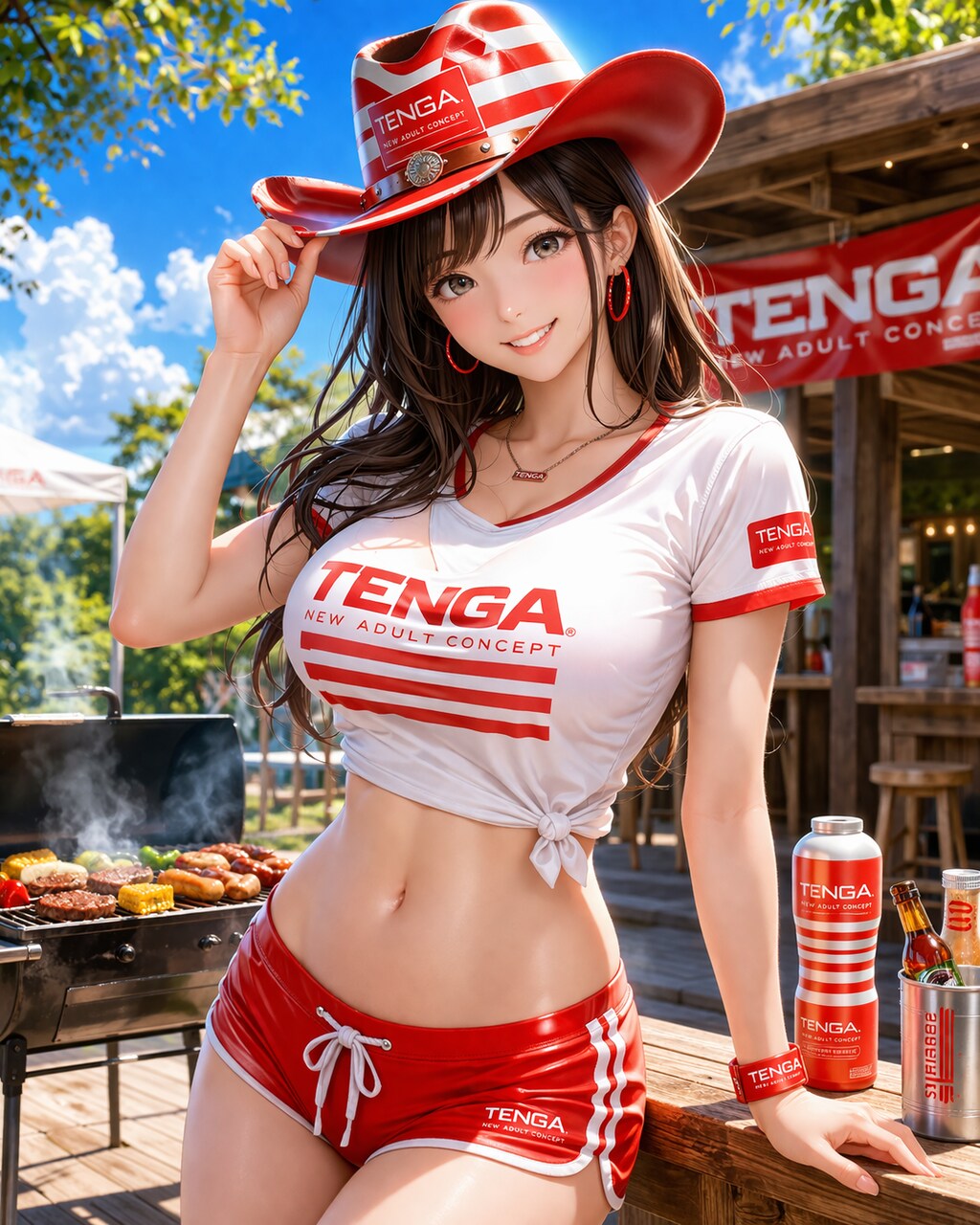 〜TENGAデザインハットとパンツ〜