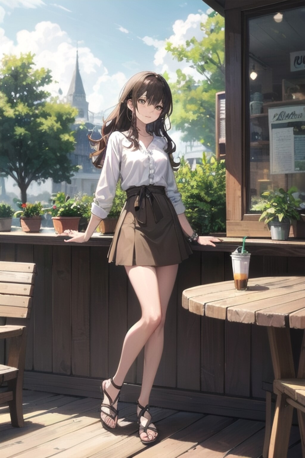 カフェラテの微笑み