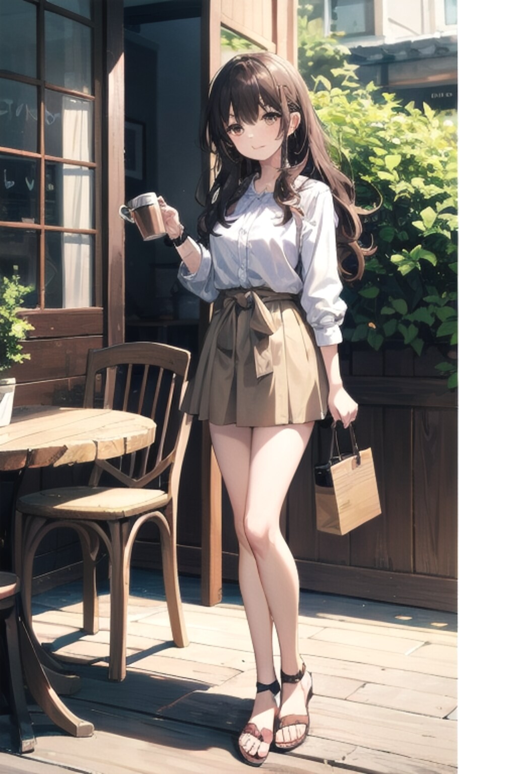 カフェラテの微笑み