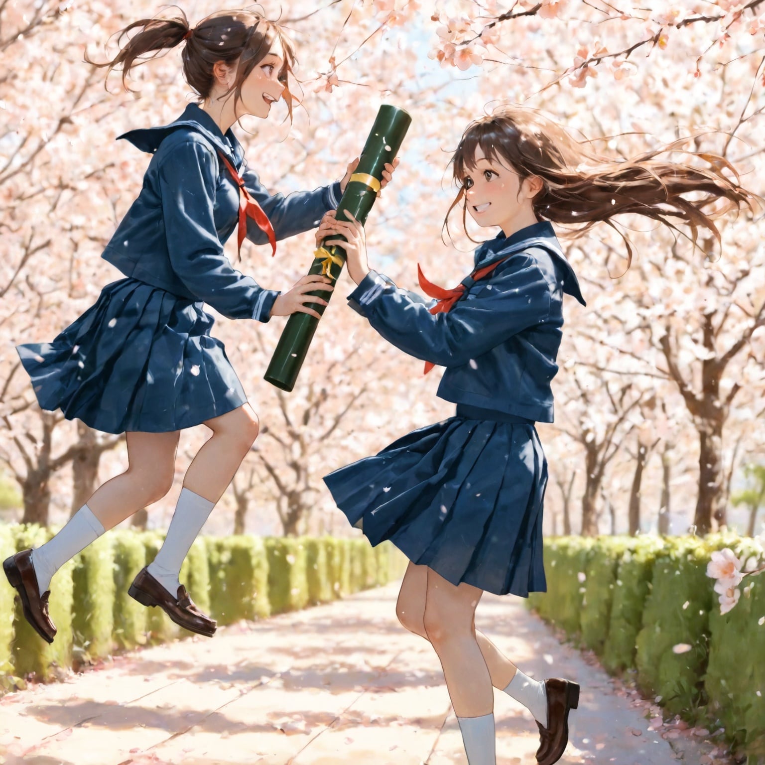 先輩どーぞ！ | の人気AIイラスト・グラビア