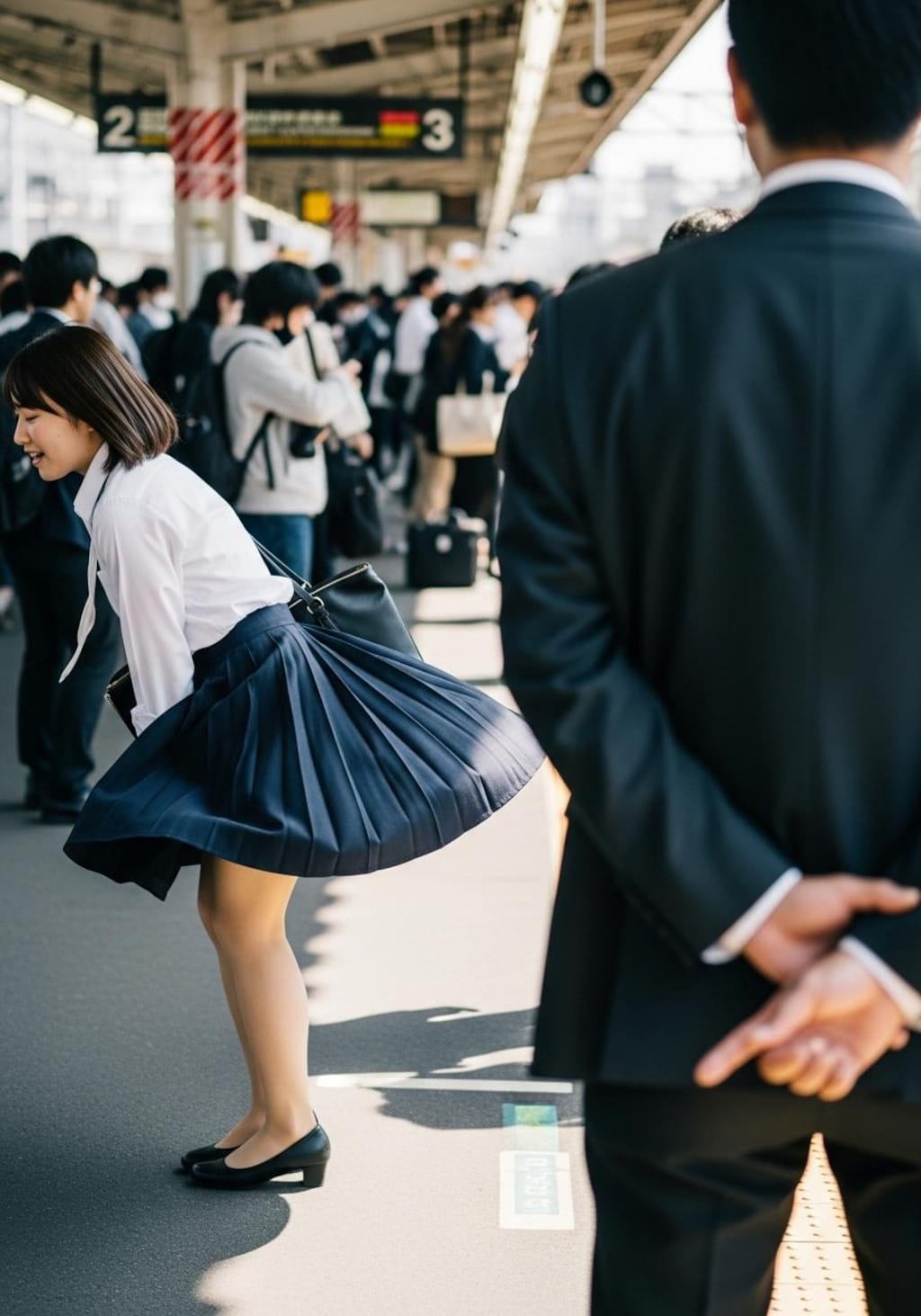 特殊能力:ちょっとだけスカートをはためかせることができる