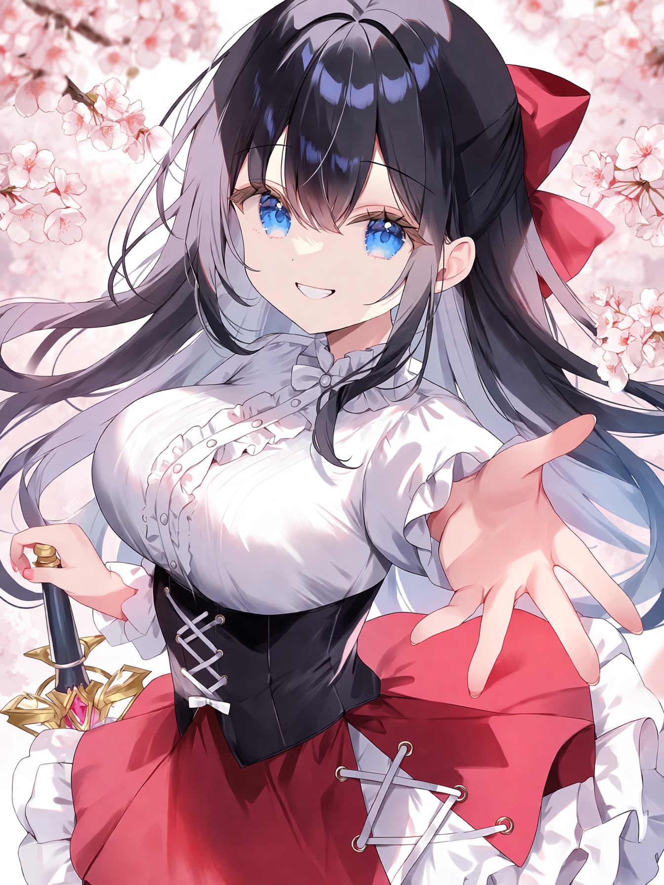 春に手を引かれて | の人気AIイラスト・グラビア