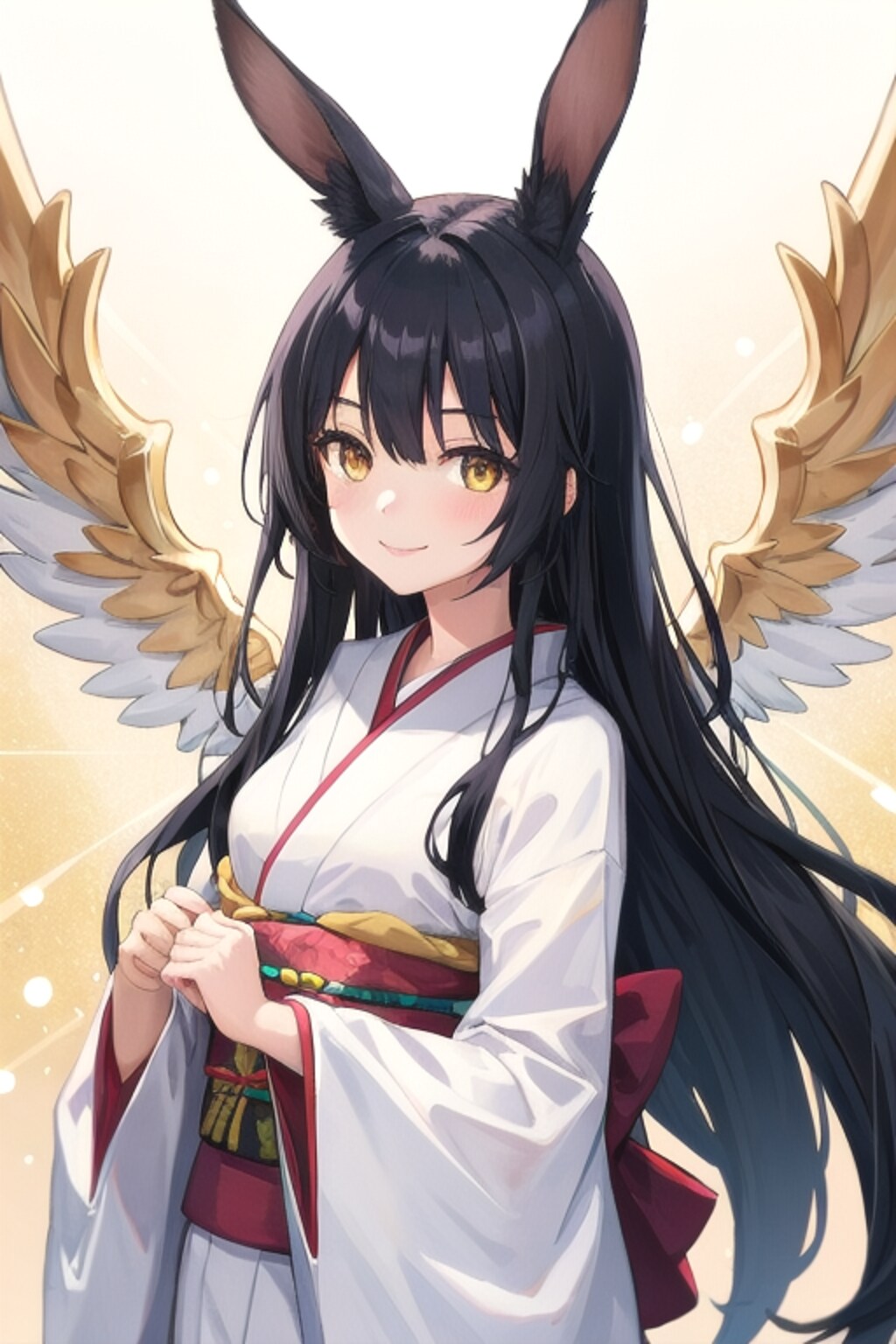 サマーウォーズのなつき先輩アバター覚醒バージョン🐇👘🪽✨