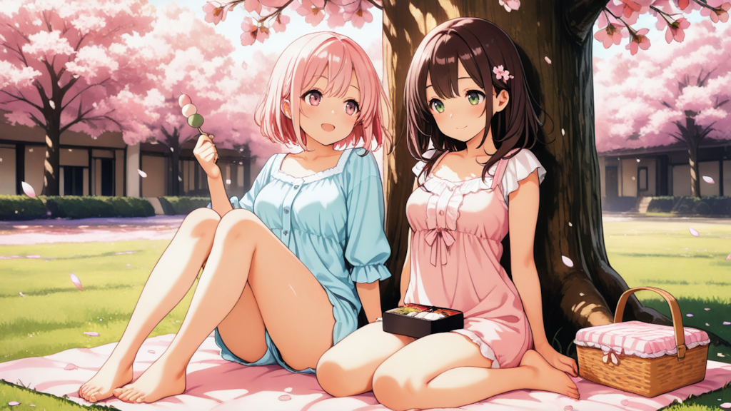 友達同士のピクニック