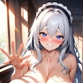 我が家のメイドさん/ご主人様！私達と3Pしょっ!♥ 3枚目