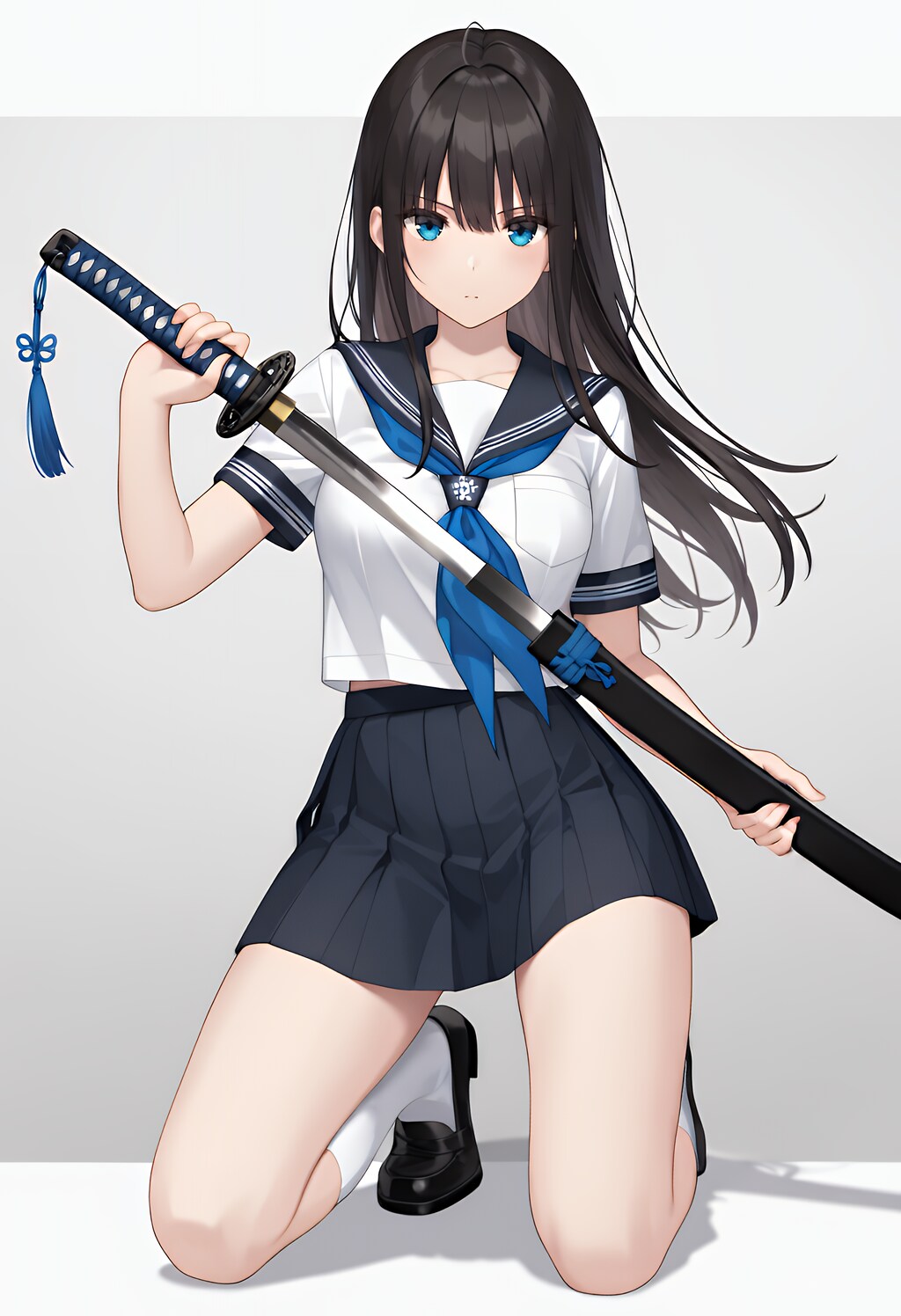 セーラー服×刀