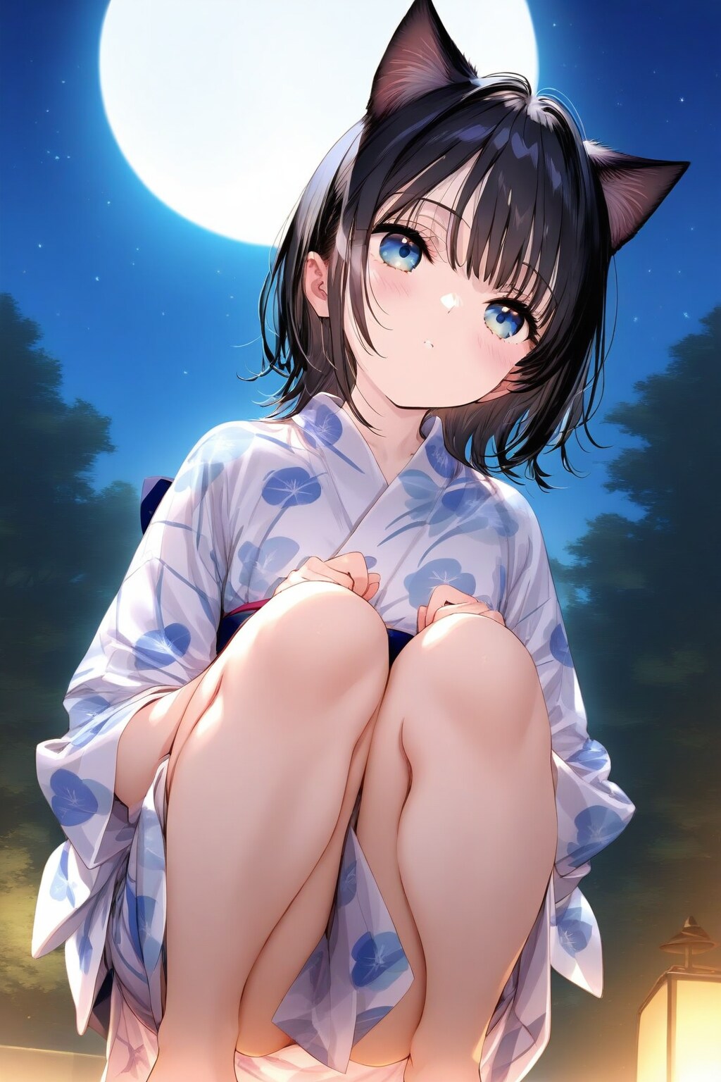 月夜と美猫少女