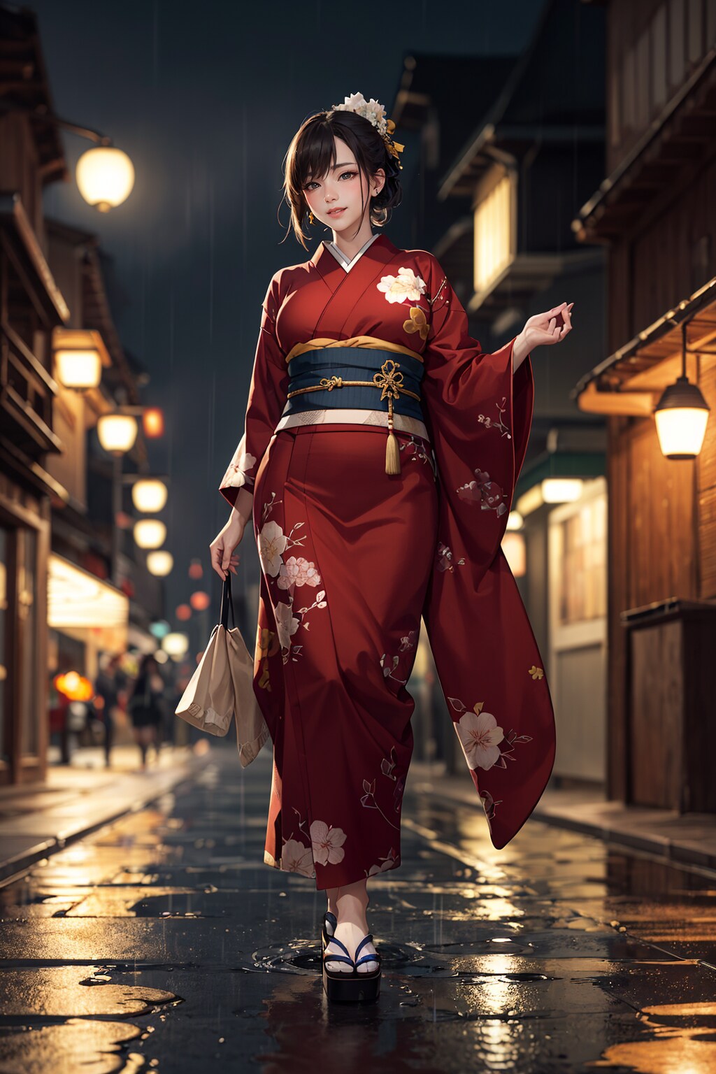 春雨じゃ、濡れて行こう